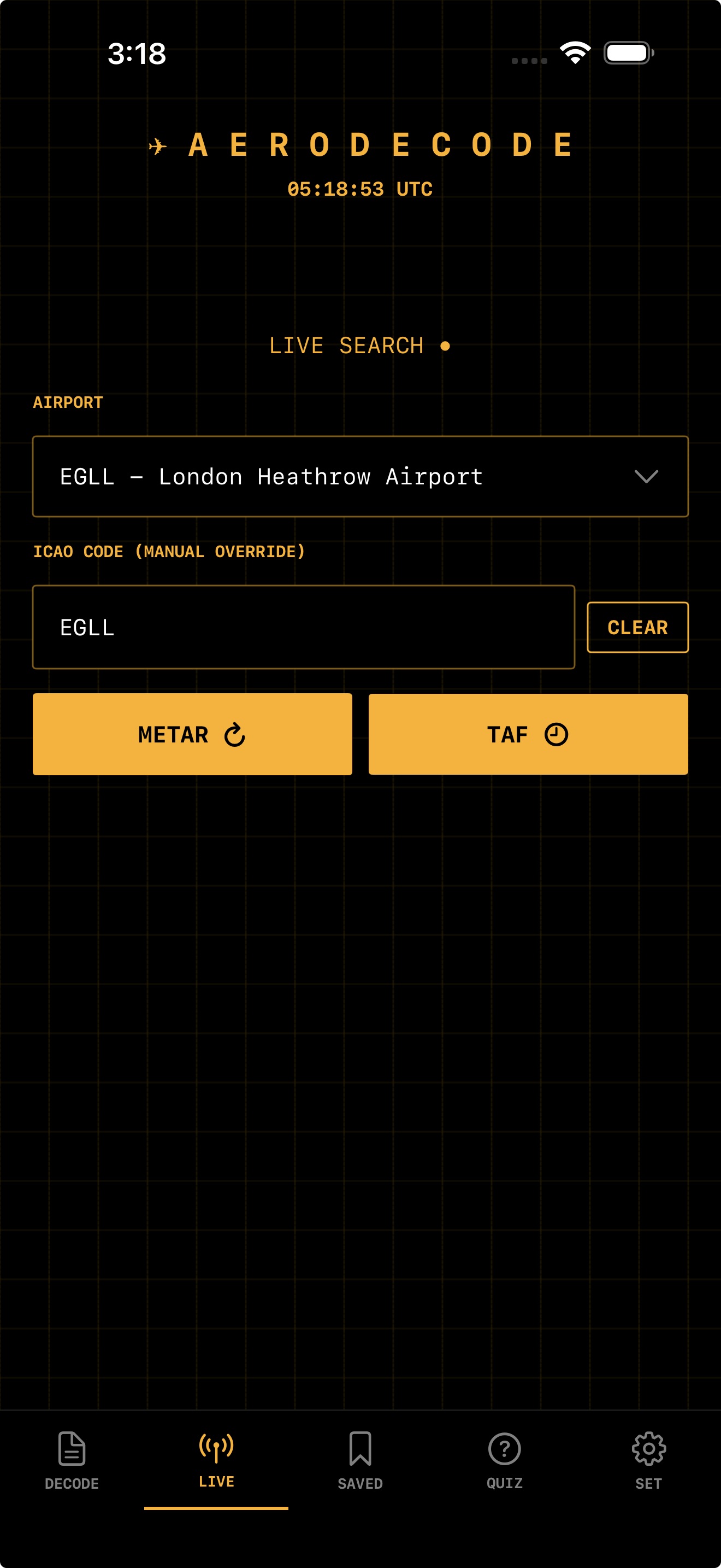 Live Search